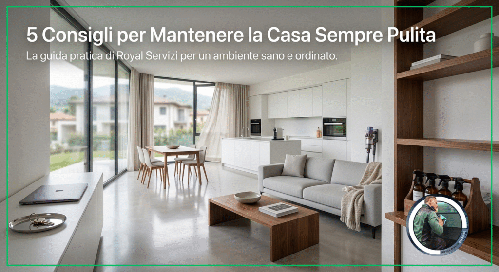 5 Consigli per Mantenere la Casa Sempre Pulita
